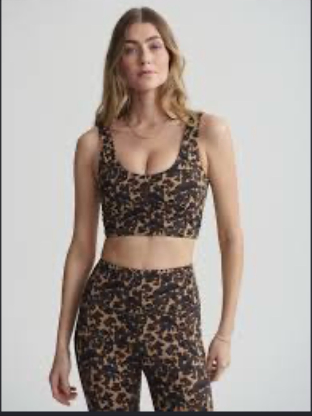 29. Varley Leopard form Elsie bra